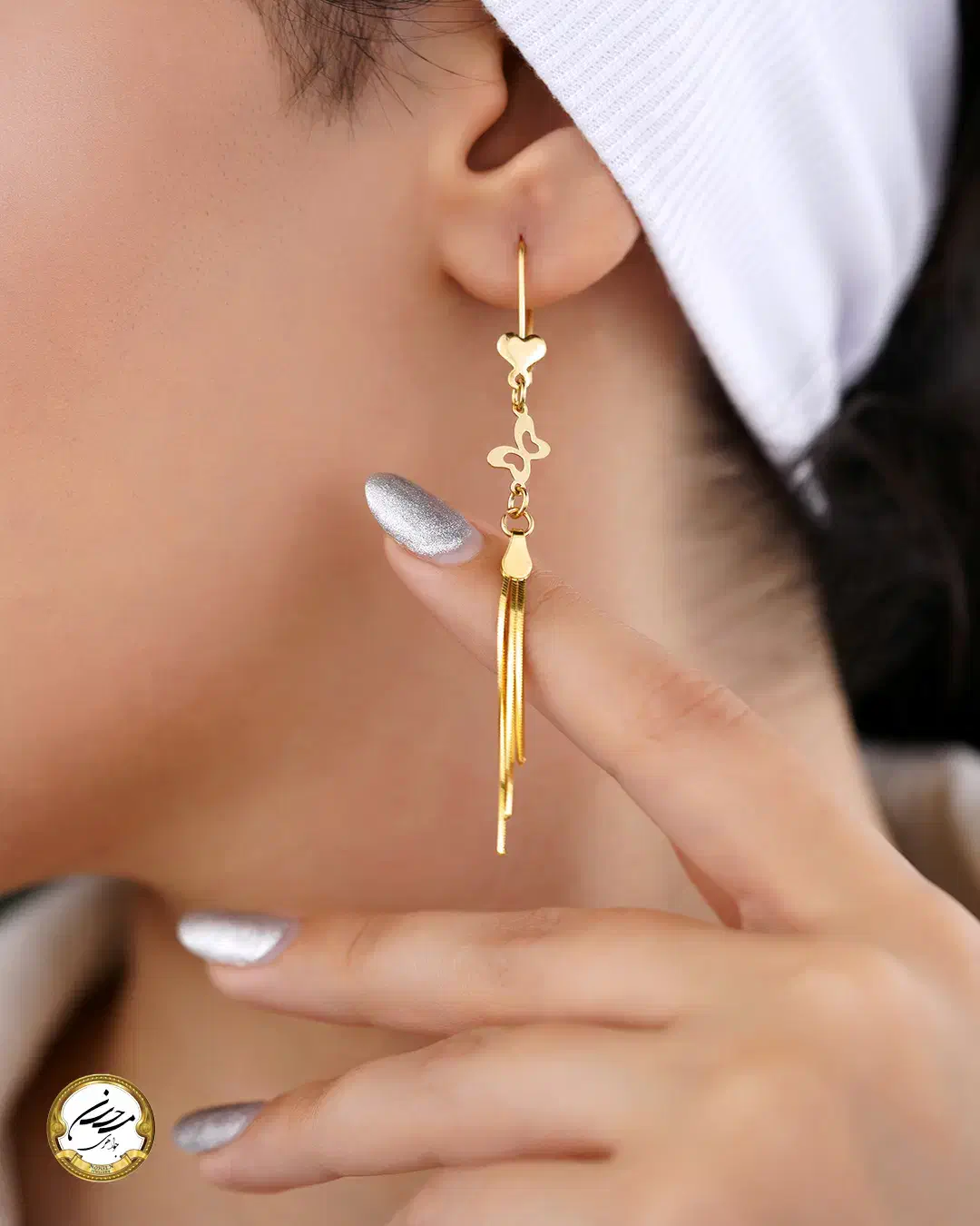 گوشواره طلا ظریف اما مناسب روزمره|جواهرات|قم, امامزاده ابراهیم|دیوار