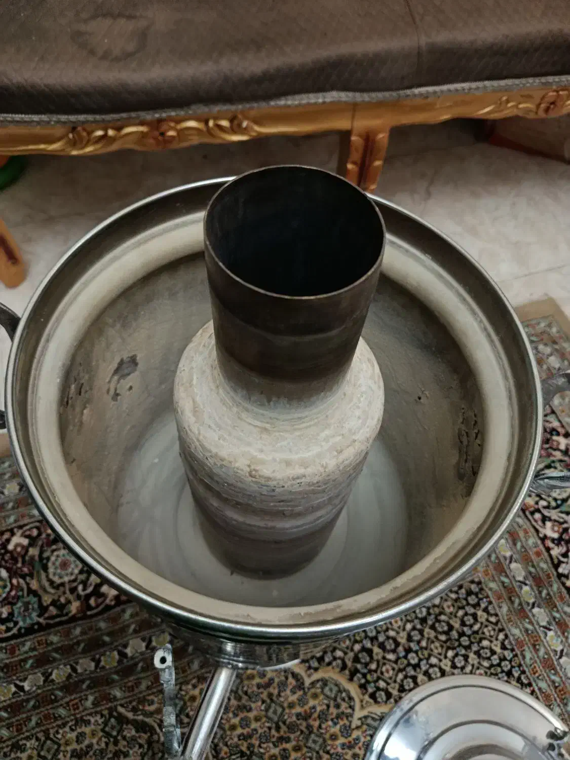 سماور ۲۰ لیتری قدیمی|سماور، چای‌ساز، قهوه‌ساز|تبریز, |دیوار