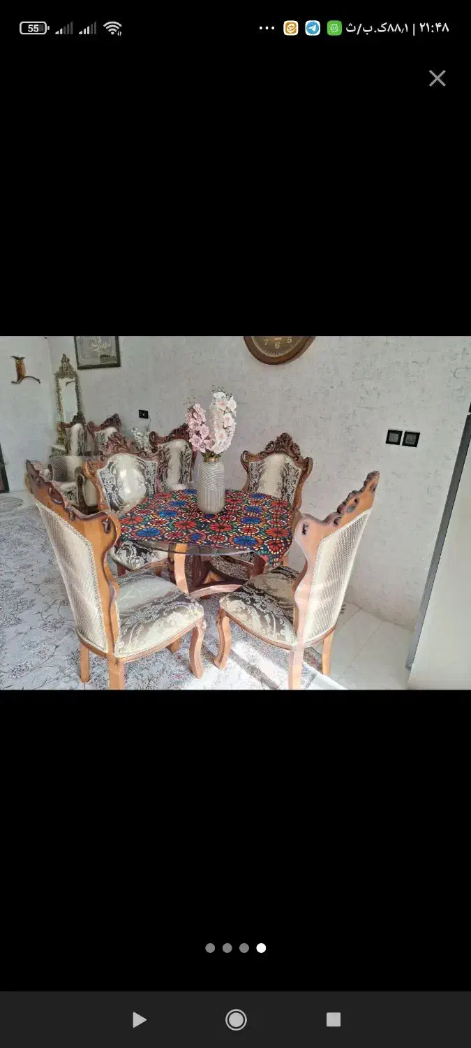 مبل استیل و نهار خوری|مبلمان خانگی و میز عسلی|بروجرد, |دیوار