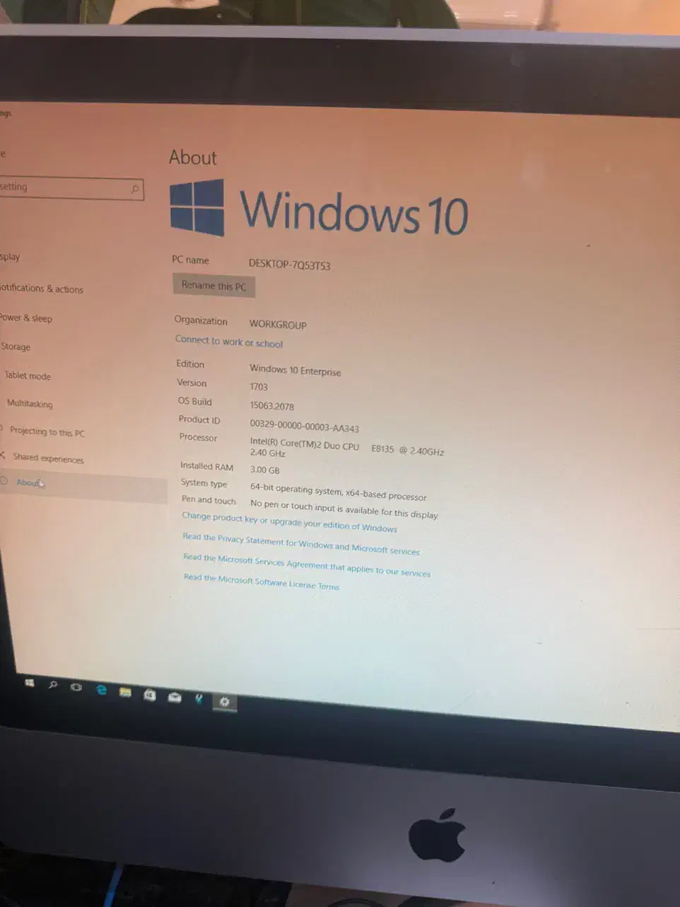 all in oneاپل کامپیوتر|رایانه رومیزی|بابلسر, |دیوار