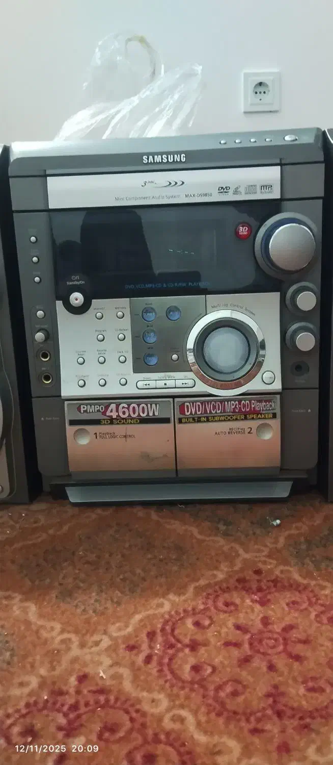 ضبط سامسونگ ۴۶۰۰ وات نو نو بلوتوثی|سیستم صوتی خانگی|قم, مجیدیه|دیوار