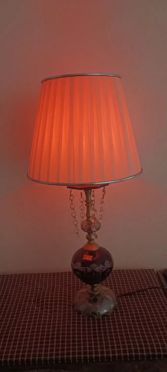 آباژور کریستالی|چراغ خواب و آباژور|قم, پردیسان|دیوار