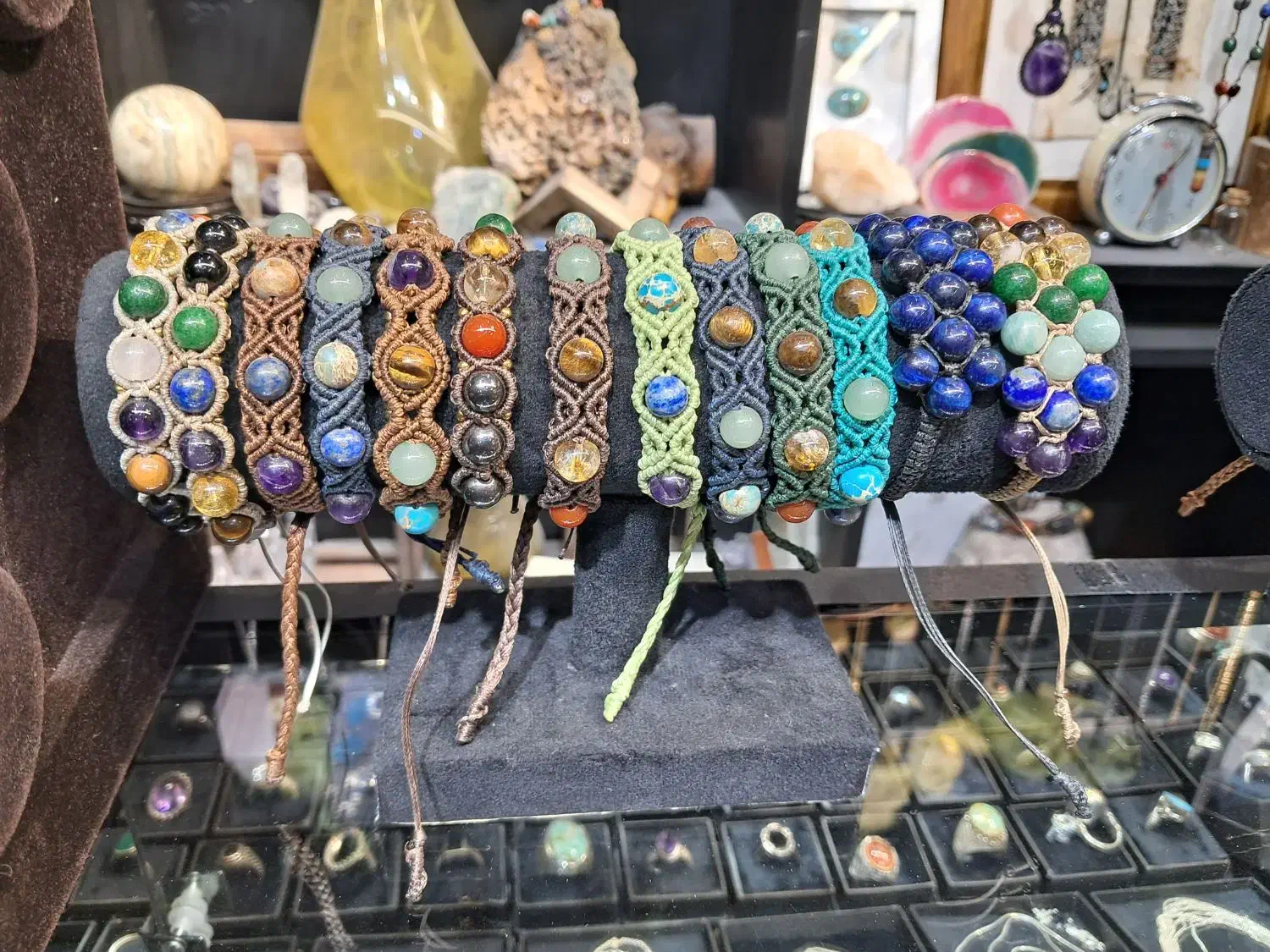 دستبند زنانه و مردانه سنگ اصل|جواهرات|اصفهان, خانه اصفهان|دیوار