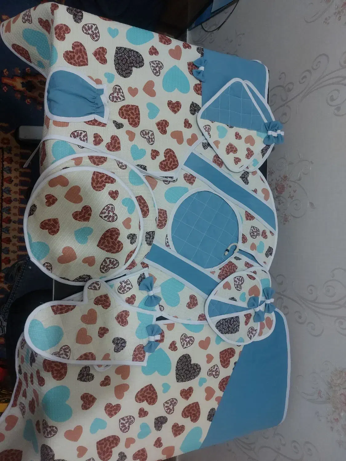 سرویس آشپز خانه|سفره، حوله، دستمال آشپزخانه|ری, شهرک نظامی|دیوار