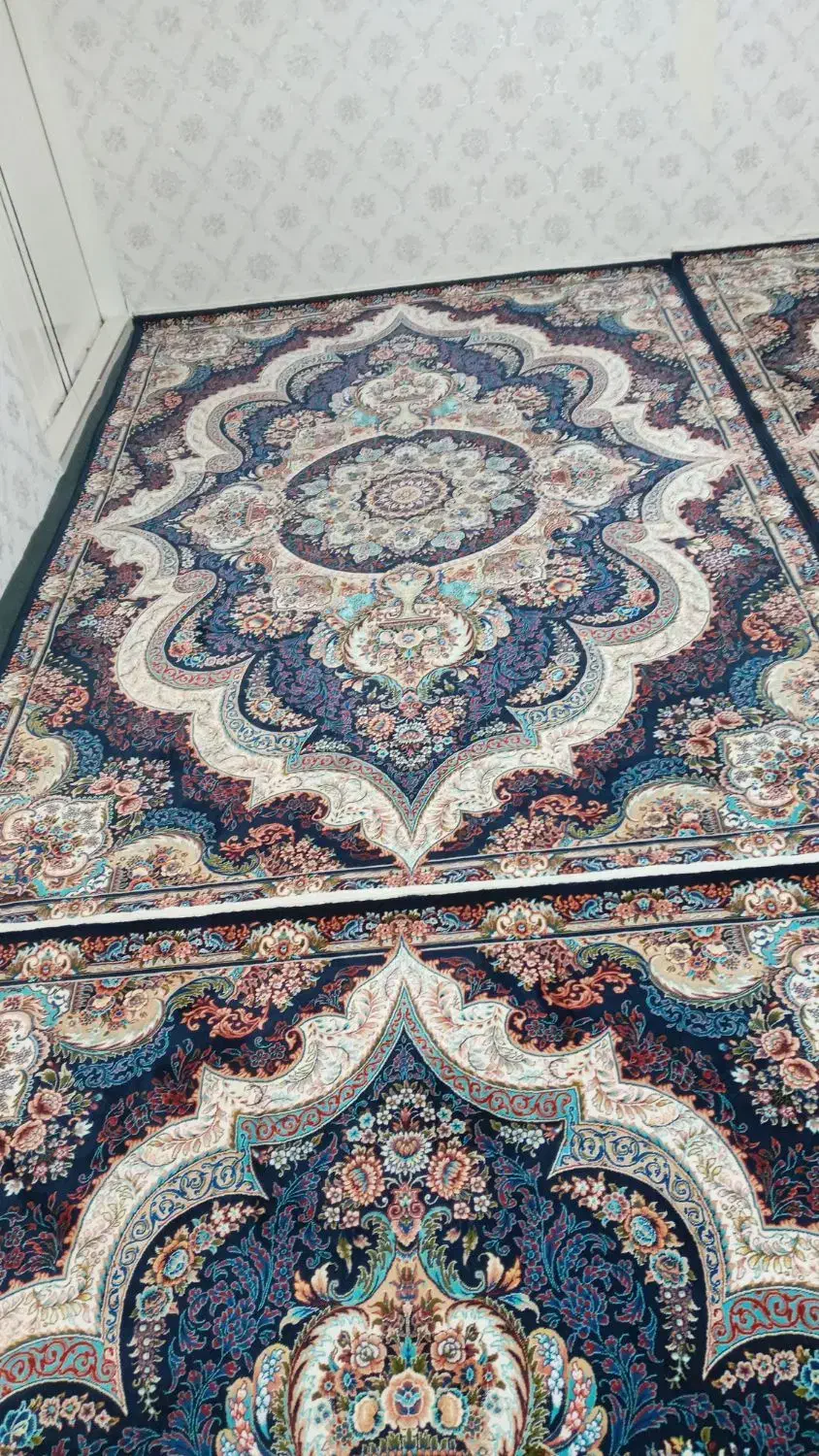 ۶عدد فرش شیدا سرمه ای در حد نو|فرش|سنندج, |دیوار