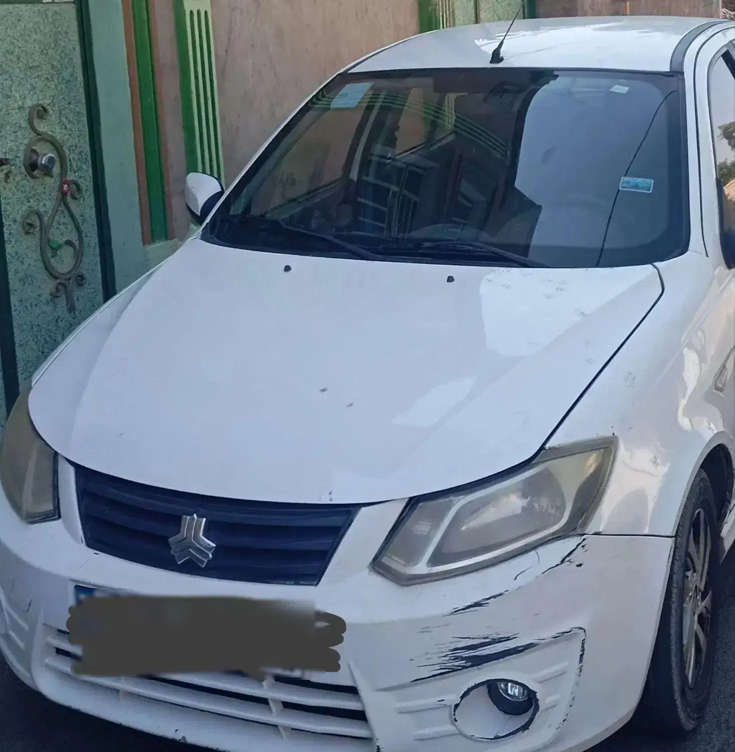 ماشین ساینا مدل ۹۶ شاسی ها سالم بدون رنگ|خودرو سواری و وانت|بم, |دیوار