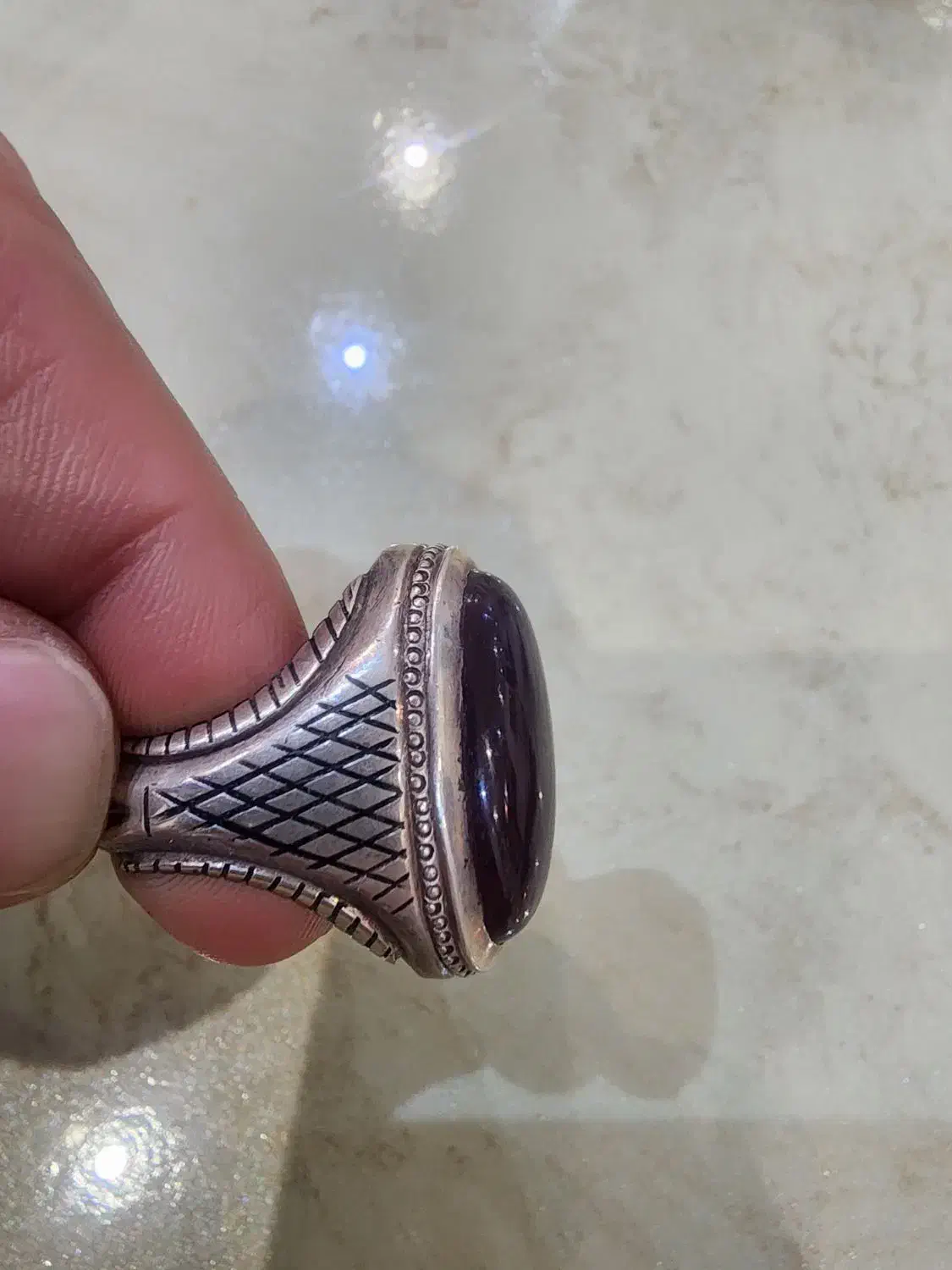 انگشر عقیق سرخ|جواهرات|تهران, دهقان|دیوار