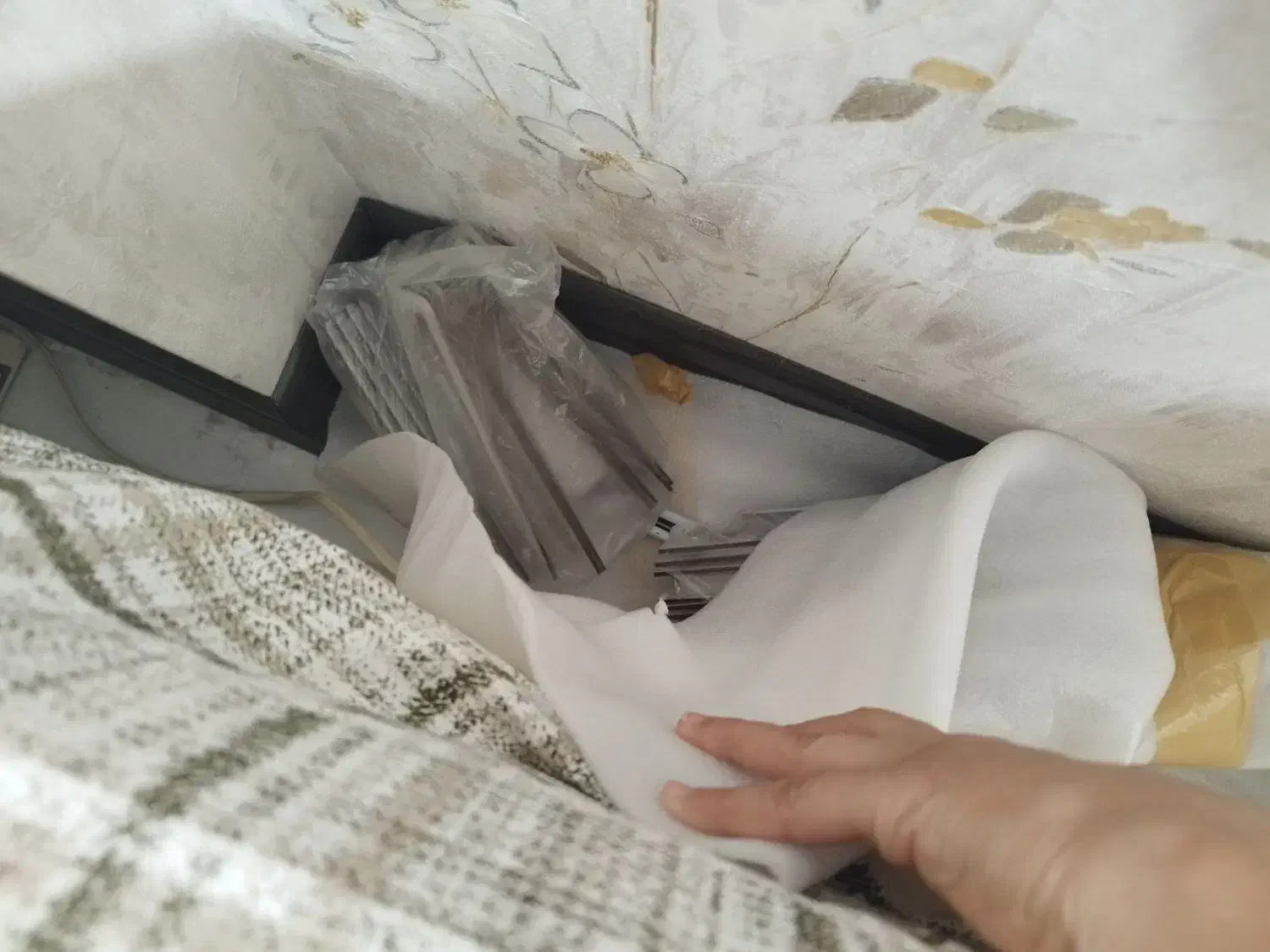 پرده چوب و کریستال|پرده، رانر، رومیزی|فولادشهر, C3|دیوار