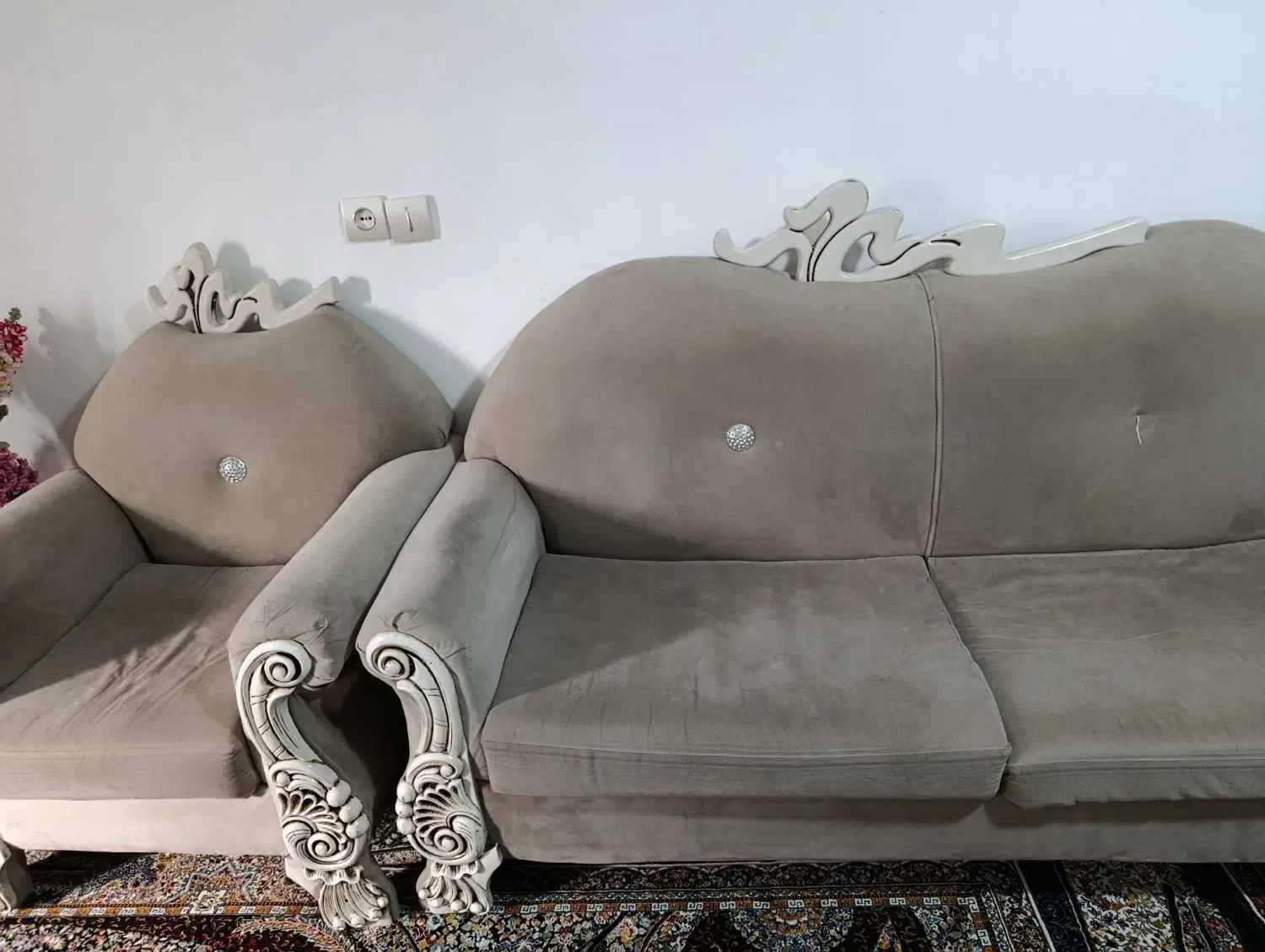 مبل راحتی ۷نفره|مبلمان خانگی و میز عسلی|اقبالیه, |دیوار