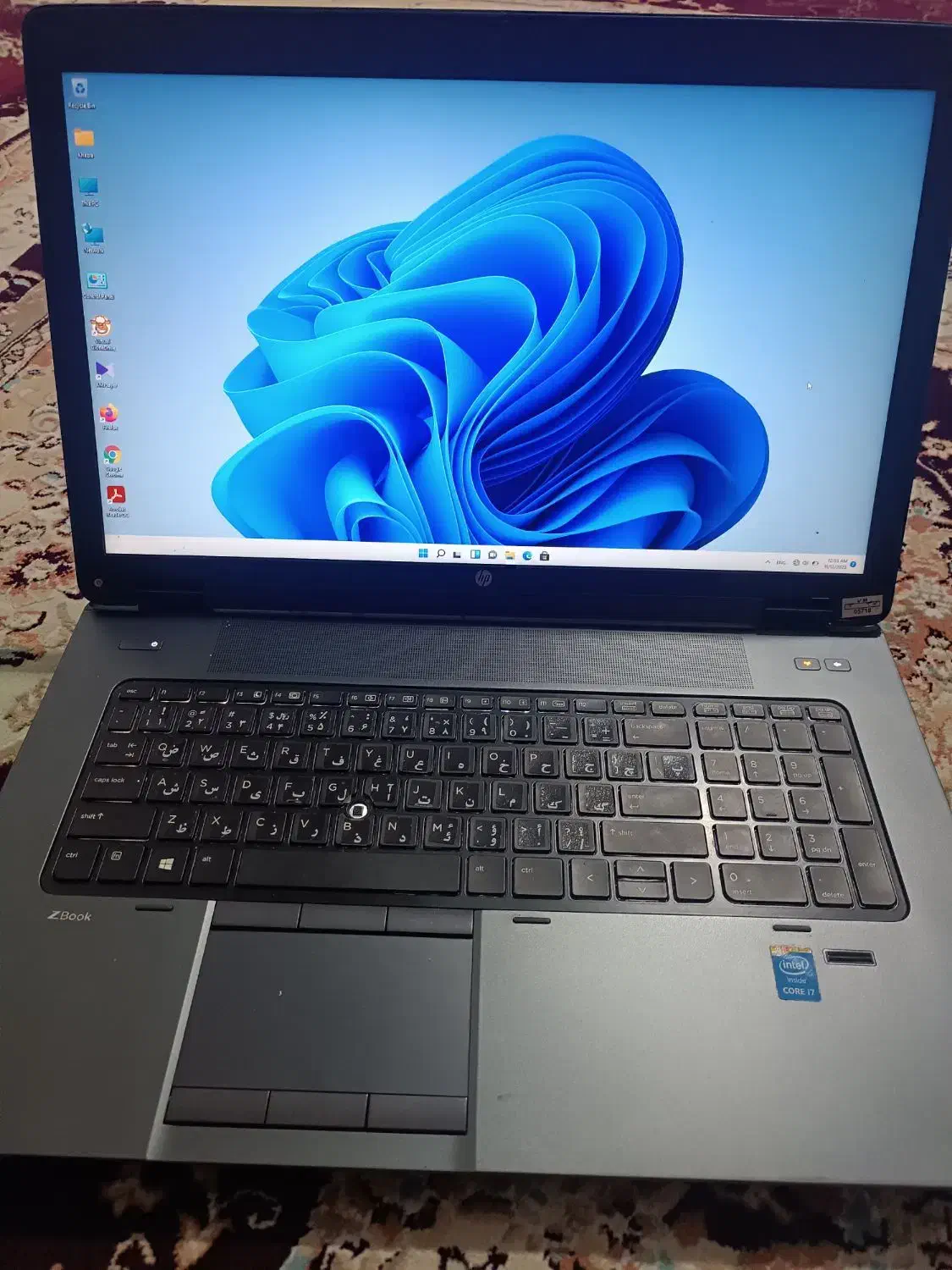 لپ تاپ hp zbook 17 G2 قدرتمند معاوضه با گوشی|رایانه همراه|اردبیل, |دیوار
