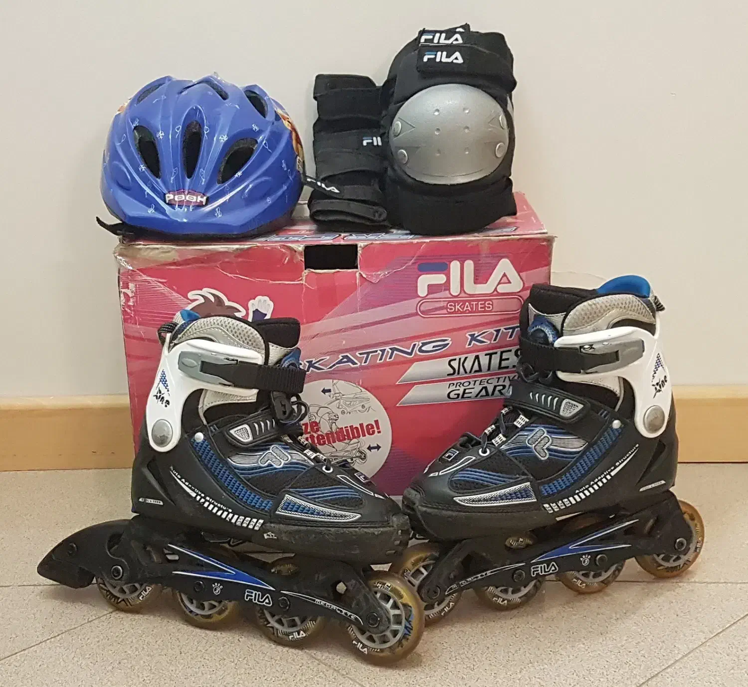 اسکیت فیلاX-one اصل همراه کلاه- اندازه قابل تنظیم|دوچرخه، اسکیت، اسکوتر|اصفهان, شمس آباد|دیوار