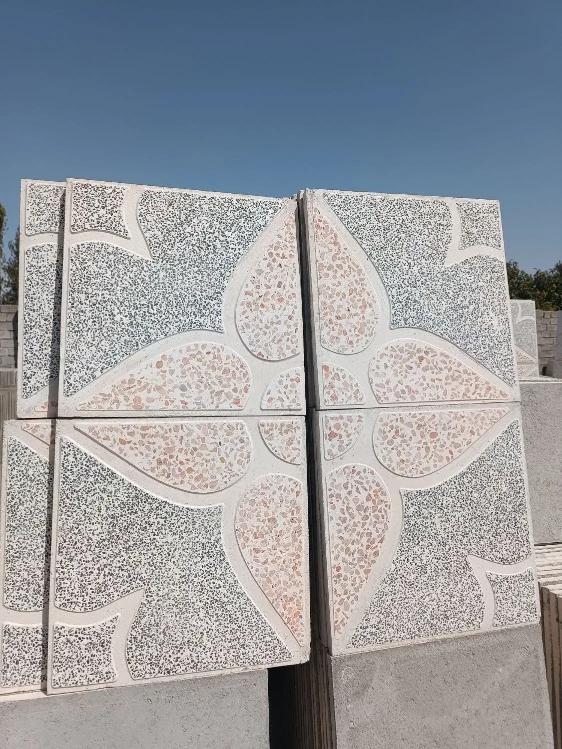 تولیدی موزاییک پرسی و پلیمری واشبتن جدول|مصالح و تجهیزات ساختمان|رشت, پیرسرا|دیوار