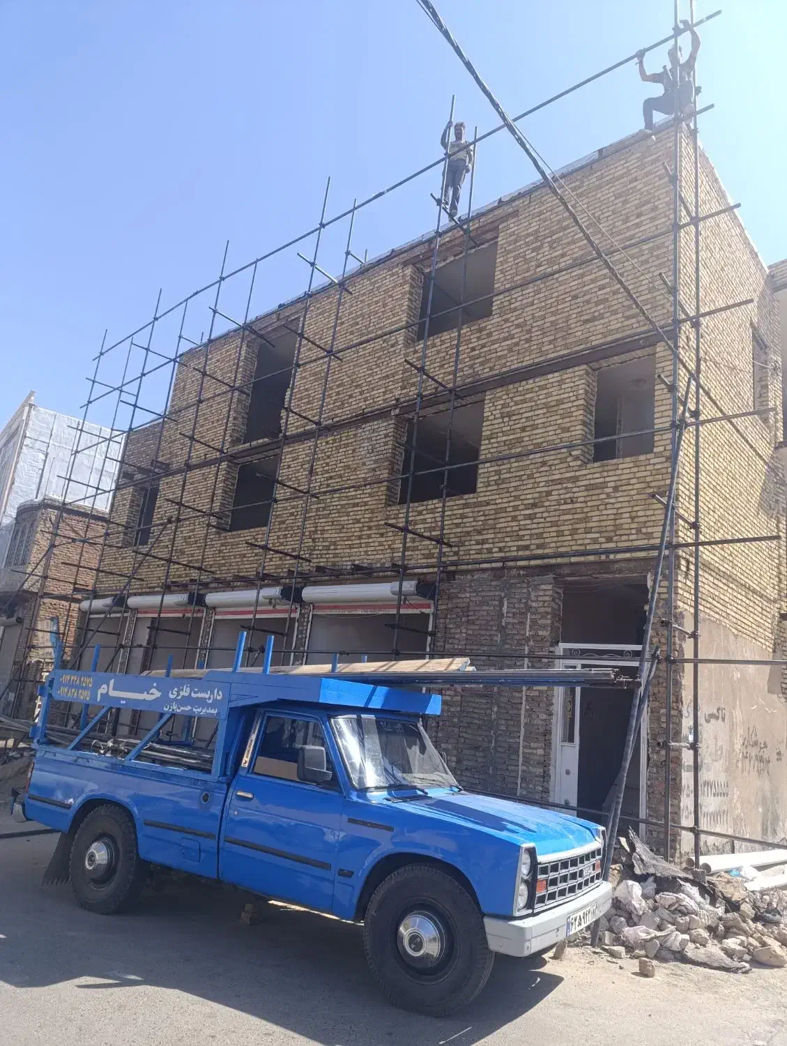 نصب داربست فلزی با بالاترین کیفیت|خدمات پیشه و مهارت|ارومیه, |دیوار