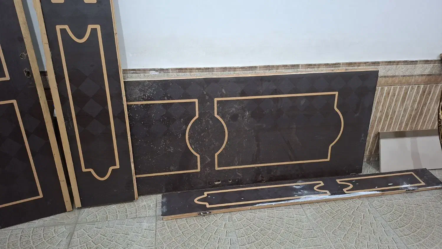 فروش دو عدد درب چوبی بدون دستگیره وچهارچوب|مصالح و تجهیزات ساختمان|پارس‌آباد, |دیوار