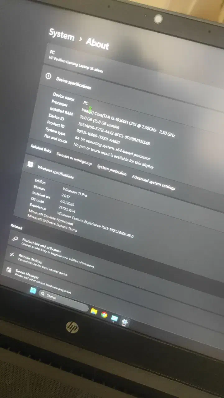 لپتاپ اچ پی پاویلیون گیمینگ HP pavilion Gaming|رایانه همراه|زنجان, |دیوار