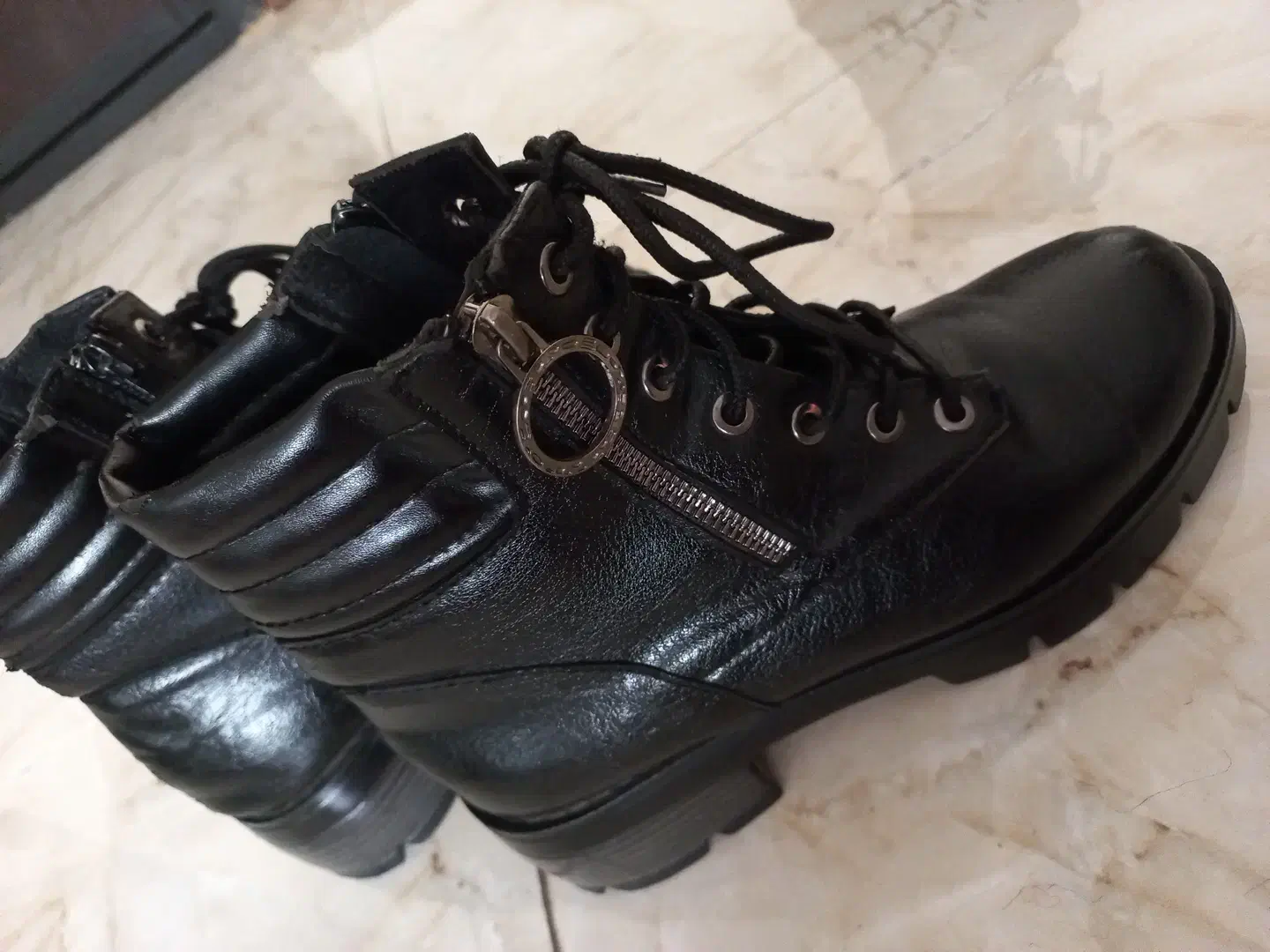 نیم بوت چرم مصنوعی۳۷|کیف، کفش، کمربند|تهران, آذری|دیوار