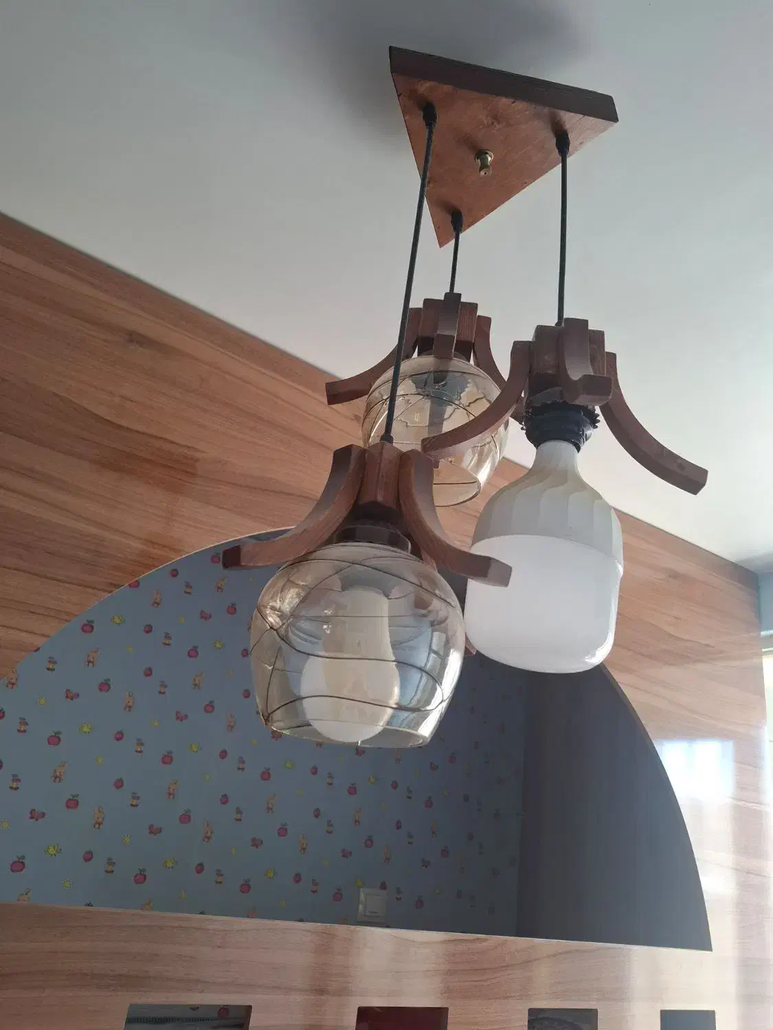 لوستر چوب روس|لوستر و چراغ آویز|اراک, |دیوار