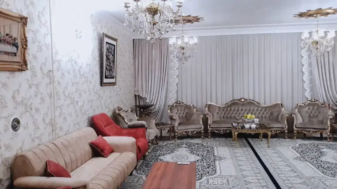 پرده حریر پلیسه باتمام وسایل در حدنو|پرده، رانر، رومیزی|نورآباد, |دیوار