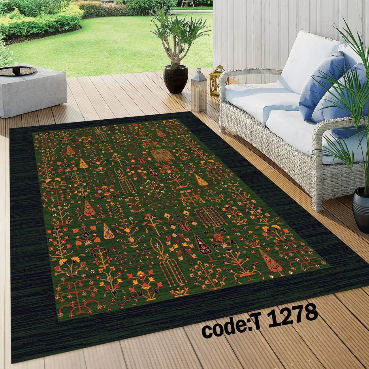 کاور سبز|فرش|رشت, سعدی (تختی)|دیوار