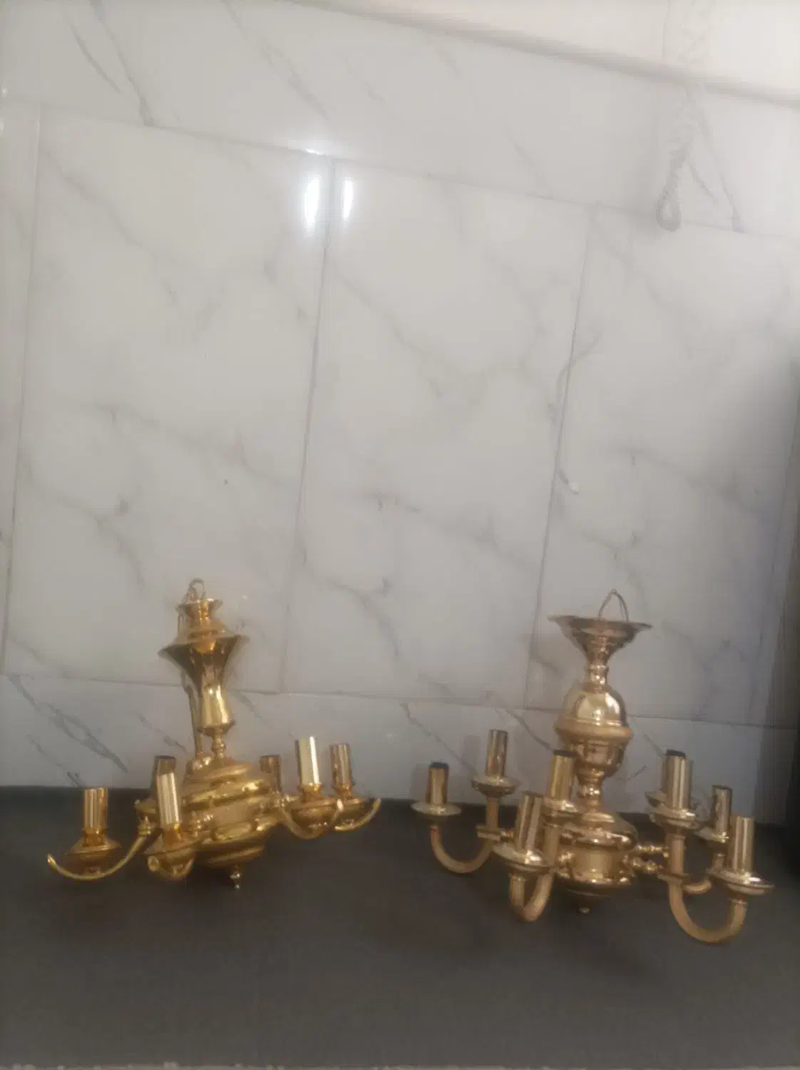 لوستر|لوستر و چراغ آویز|قم, نیروگاه|دیوار