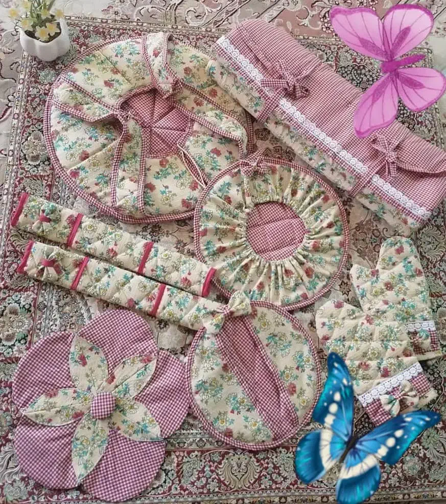 سفارش دوخت سرویس آشپزخانه و ...|سفره، حوله، دستمال آشپزخانه|شیراز, ترمینال باربری|دیوار