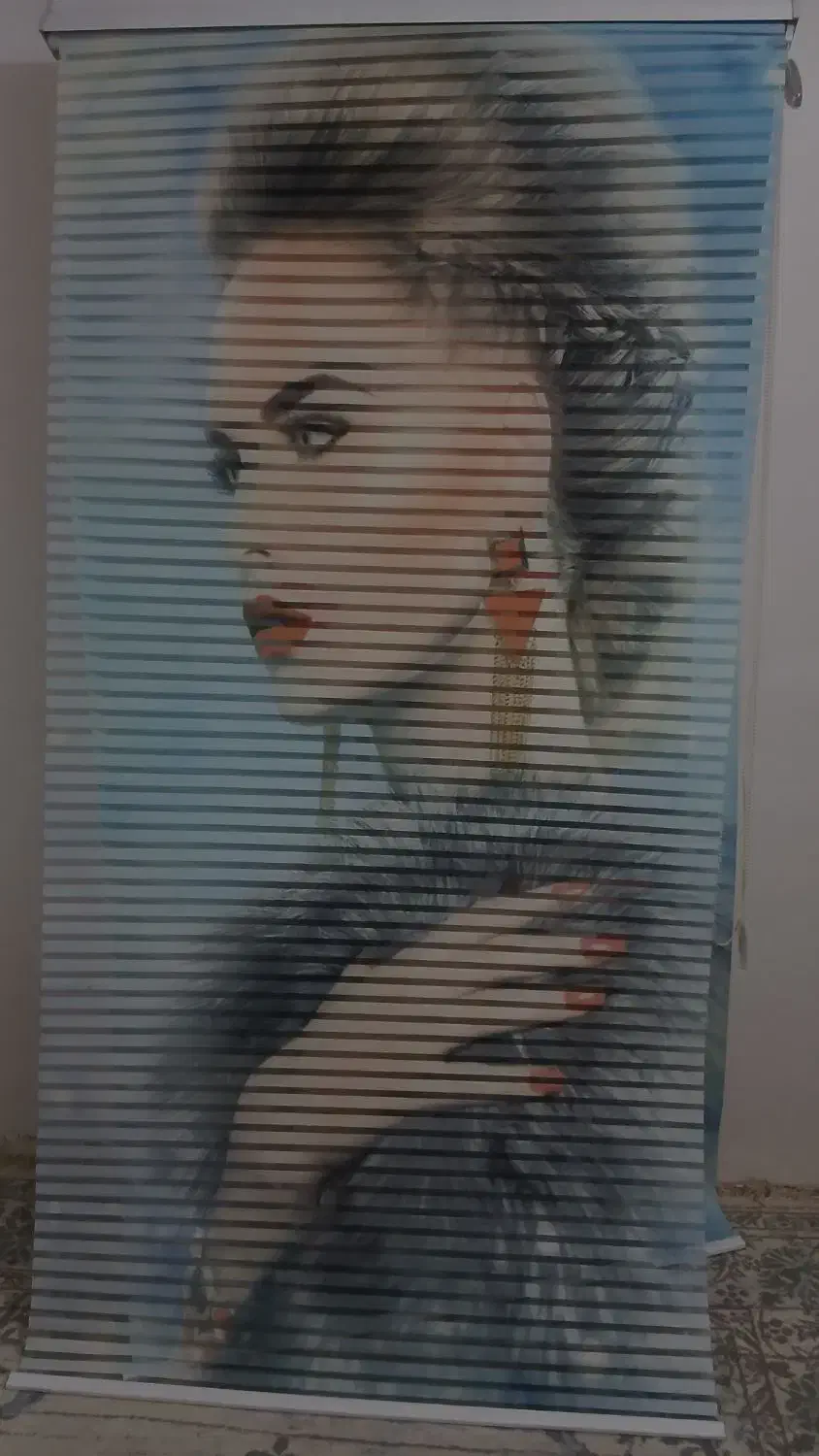 پرده زبرا ۲ تیکه|پرده، رانر، رومیزی|امیدیه, |دیوار