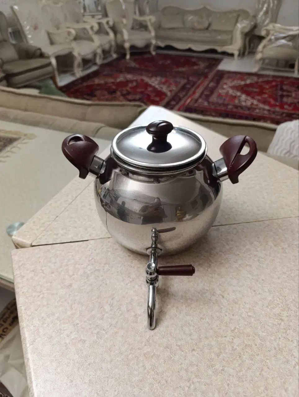 کتری روگازی تمام استیل نو استفاده نشده|قوری، کتری، قهوهساز دستی|تبریز, |دیوار