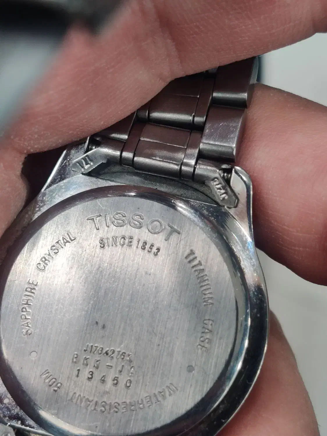 ساعت تیسوت اصل TISSOT بند تیتانیوم|ساعت|سنندج, |دیوار