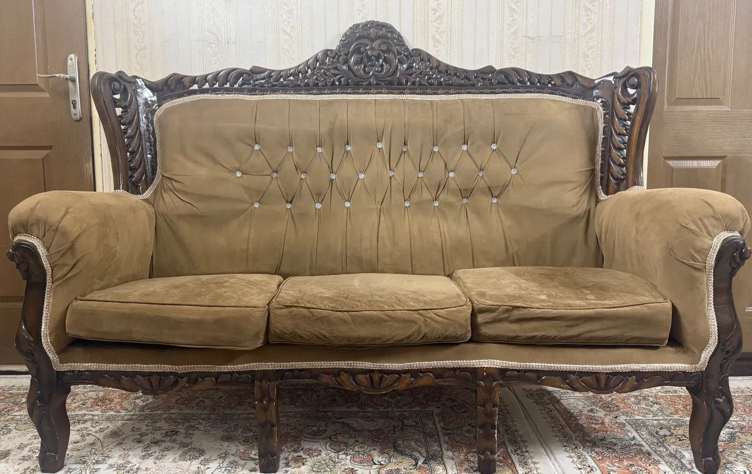 مبل استیل منبتکاری/طرح برجسته پشت و رو/میزبان ها|مبلمان خانگی و میز عسلی|تهران, حمزهآباد|دیوار