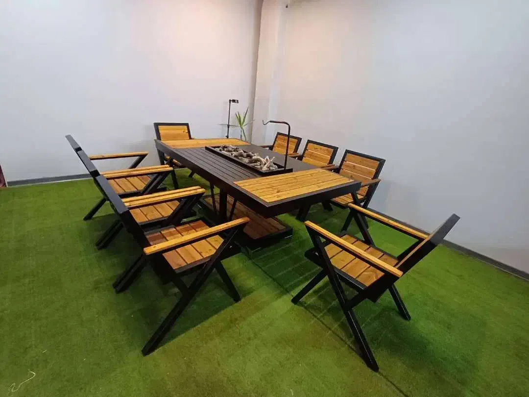 انواع میز آتشکده میز گرمایشی گازی هیزمی رستورانی|مبلمان خانگی و میز عسلی|ساری, |دیوار