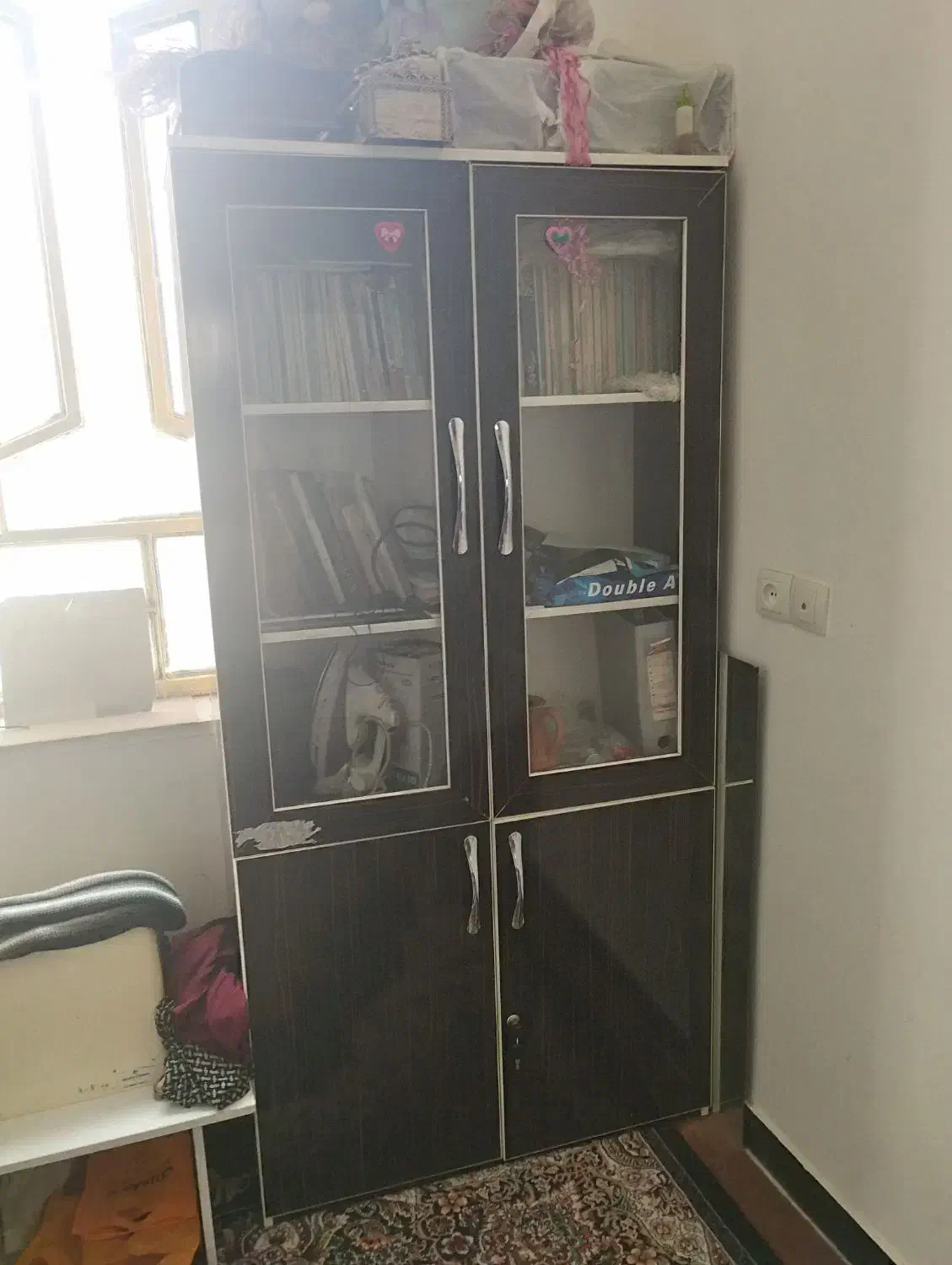 کتابخانه|کتابخانه، شلف، قفسه‌های دیواری|یاسوج, |دیوار