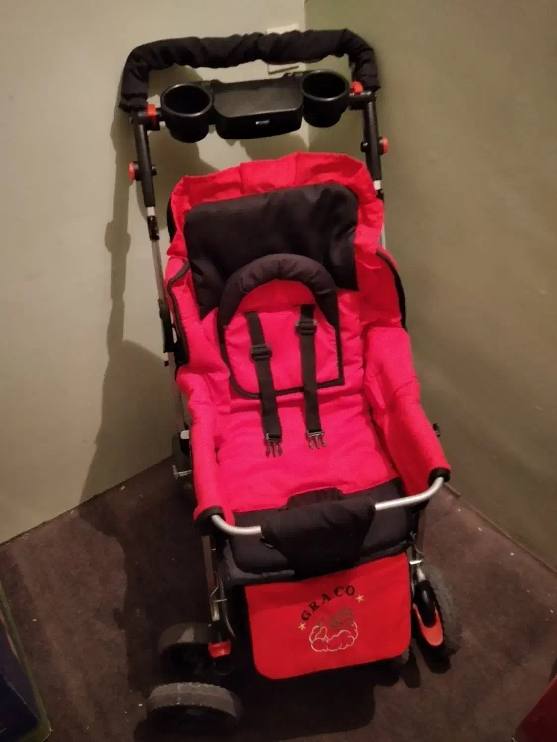 کالسکه در حد نو با روروک با صندلی غذا نو|کالسکه و لوازم جانبی|رفسنجان, |دیوار