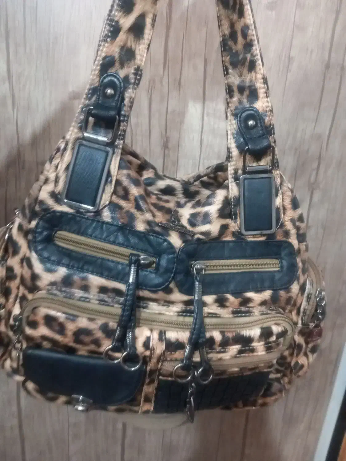 کیف چرم پلنگی|کیف، کفش، کمربند|کاشان, آیت الله سعیدی|دیوار