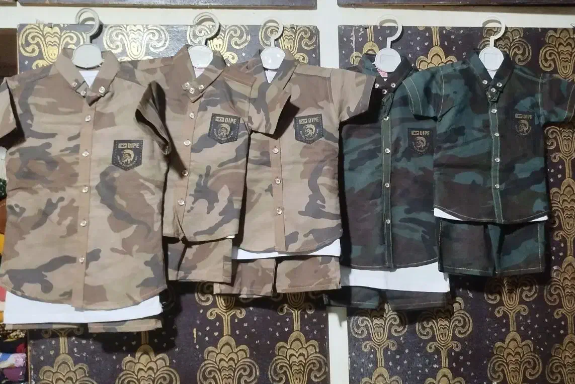 بلوز شلوارک ارتشی پسرونه|کفش و لباس بچه|اهواز, کوی علوی|دیوار