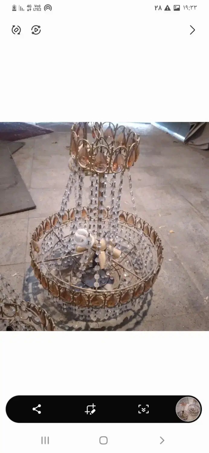 لوستر قدیمی|لوستر و چراغ آویز|ارومیه, |دیوار