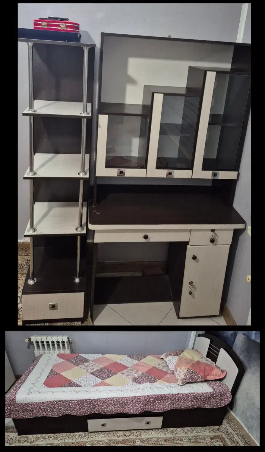 تخت خواب یکنفره|تخت و سرویس خواب|تهران, آشتیانی|دیوار