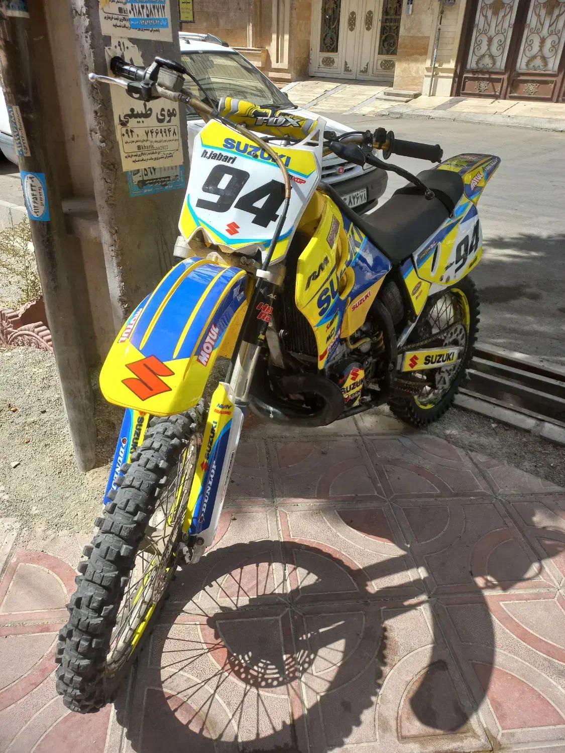 موتورکراس۲۵۰سوزوکی سیلندرکروم|موتورسیکلت|نسیم‌شهر, |دیوار