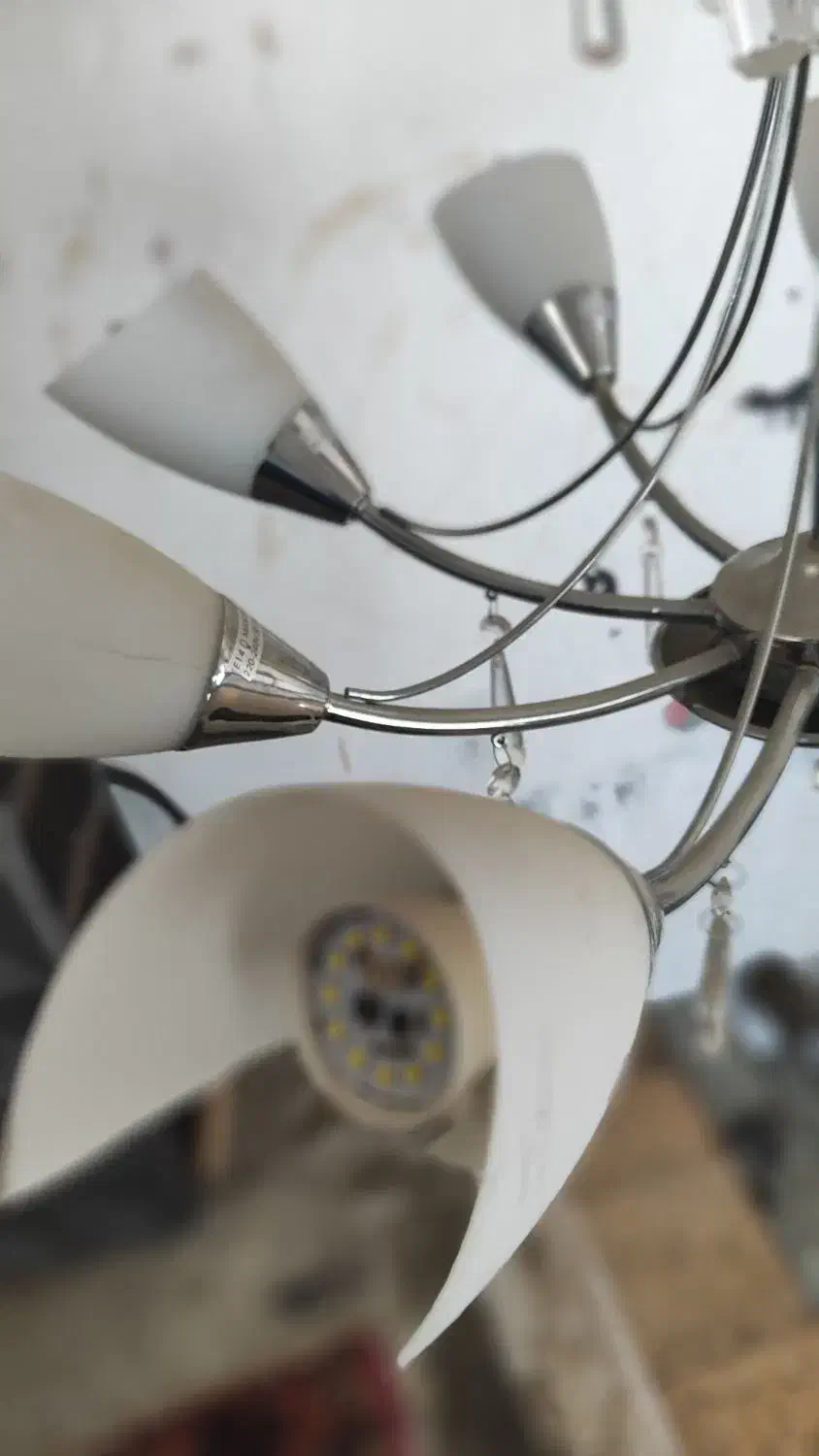 لوستر 8شاخه|لوستر و چراغ آویز|زنجان, |دیوار