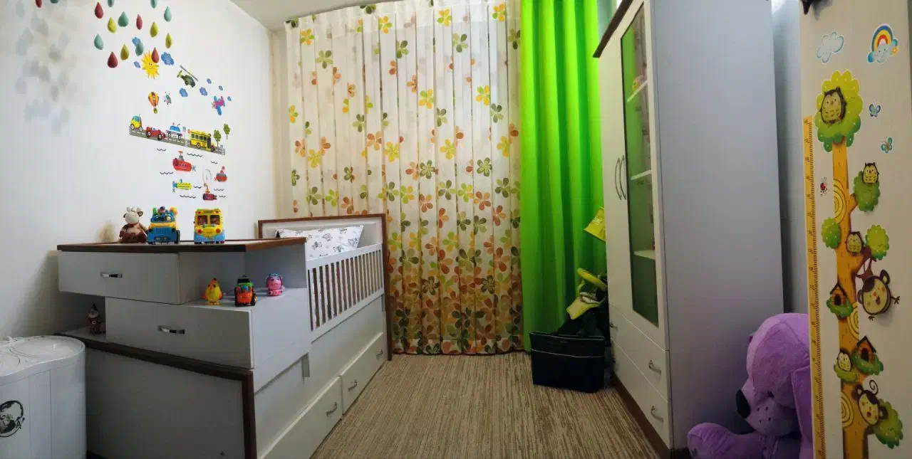 تخت و کمد کودک به همراه تشک خوشخواب|تخت و صندلی بچه|بجنورد, |دیوار