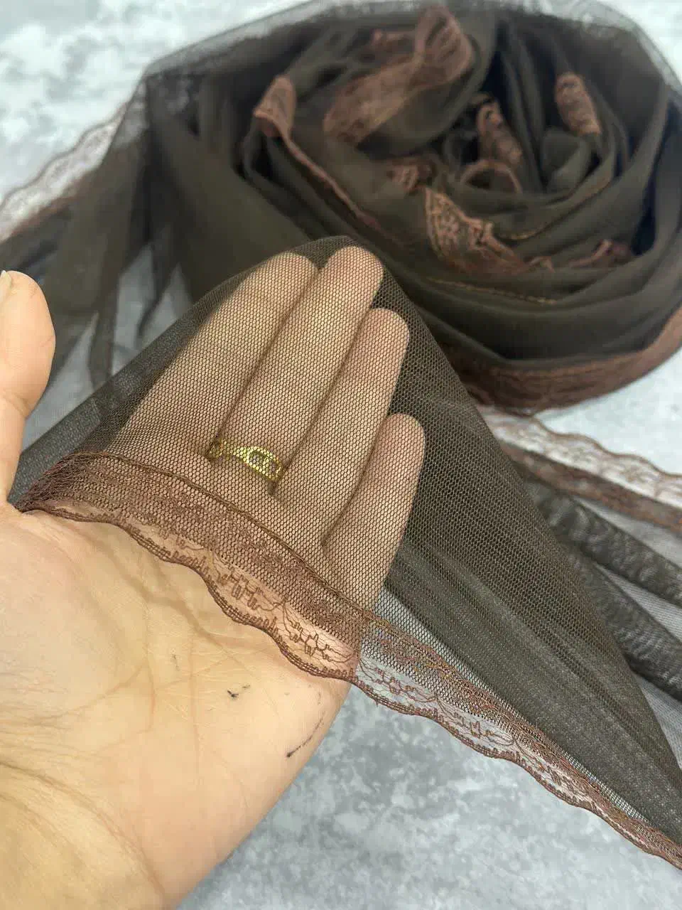 شال توری دور گیپور|لباس|تربت جام, المهدی|دیوار