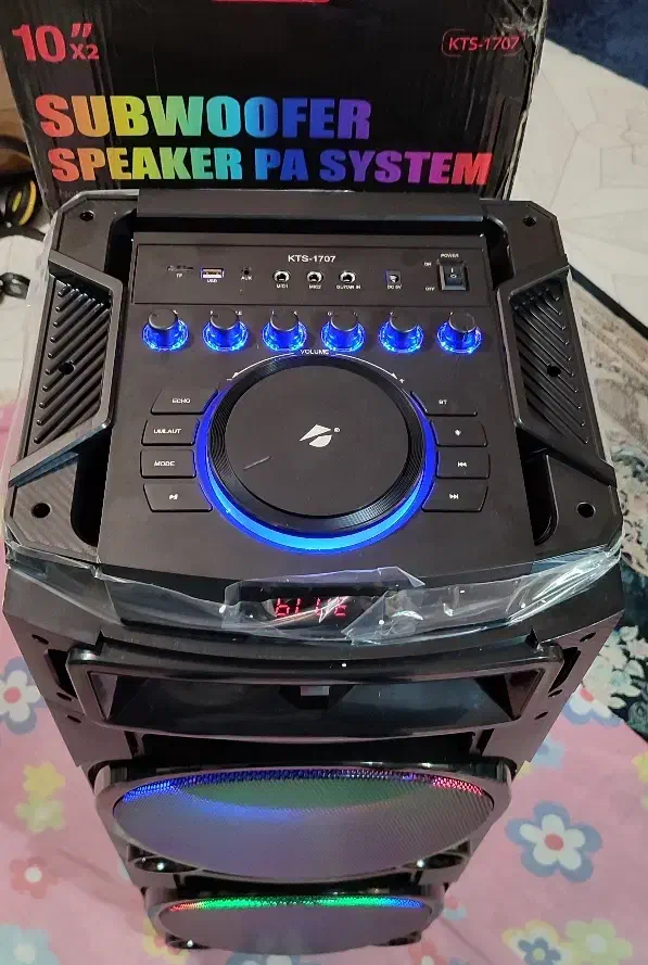 اسپیکر دبل 10 اینچ kts|پخش‌کننده همراه|رشت, کوی فکوری|دیوار