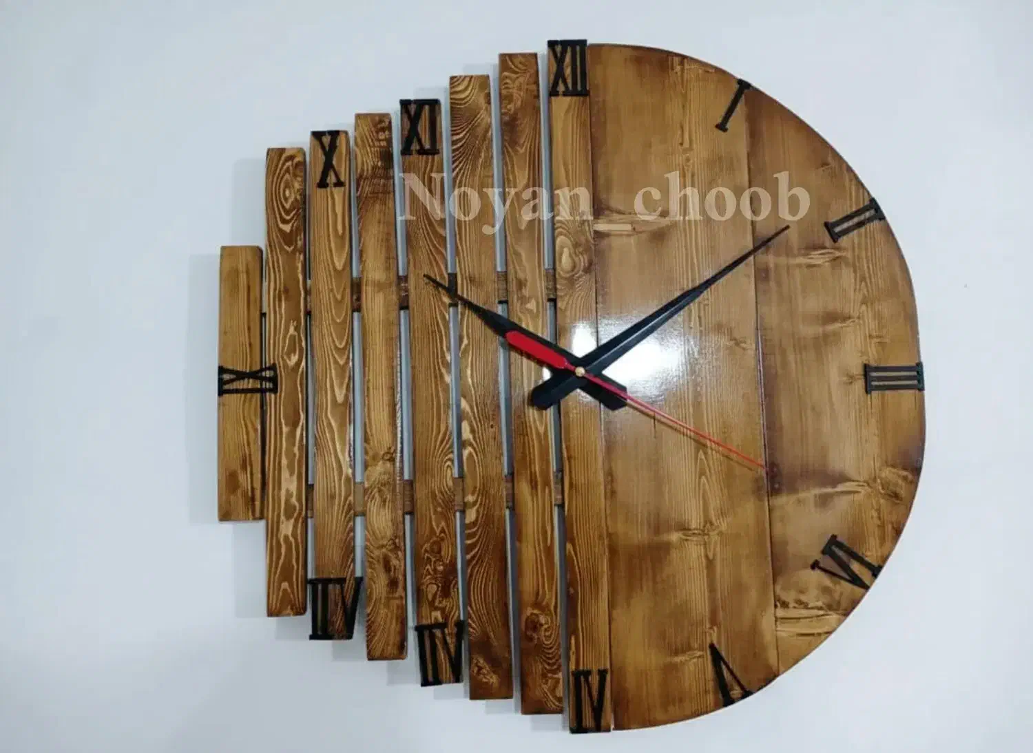 ساعت چوبی دیواری|ساعت دیواری و تزئینی|کرمانشاه, |دیوار