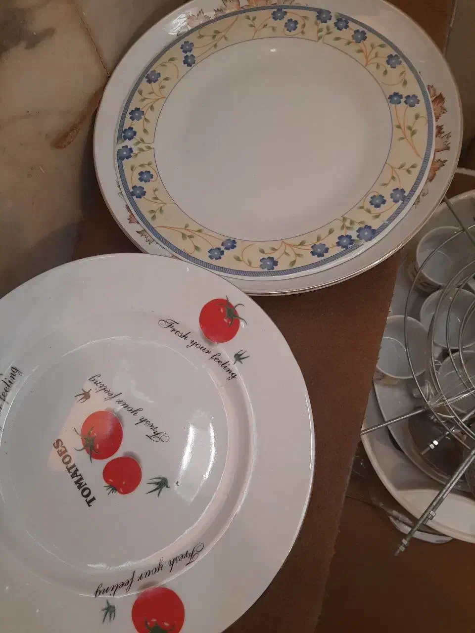 فنجان/دیس چینی/سرویس کفگیر و ملاقه دسته چوبی|ظروف سرو و پذیرایی|بروجن, |دیوار