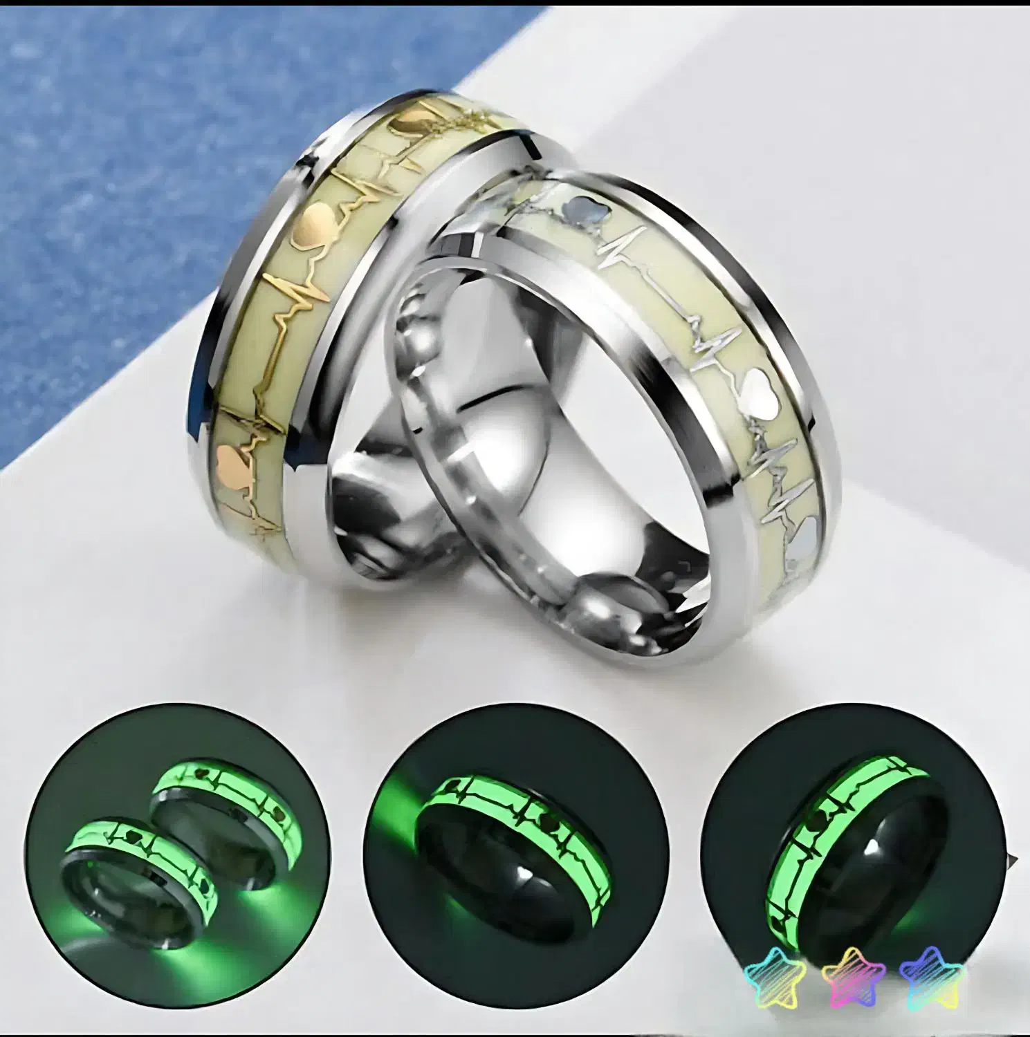 هدیه ویژه بلاخره شارژشدانگشترتیتانیوم شبنماوارداتی|زیورآلات و اکسسوری|گرگان, |دیوار