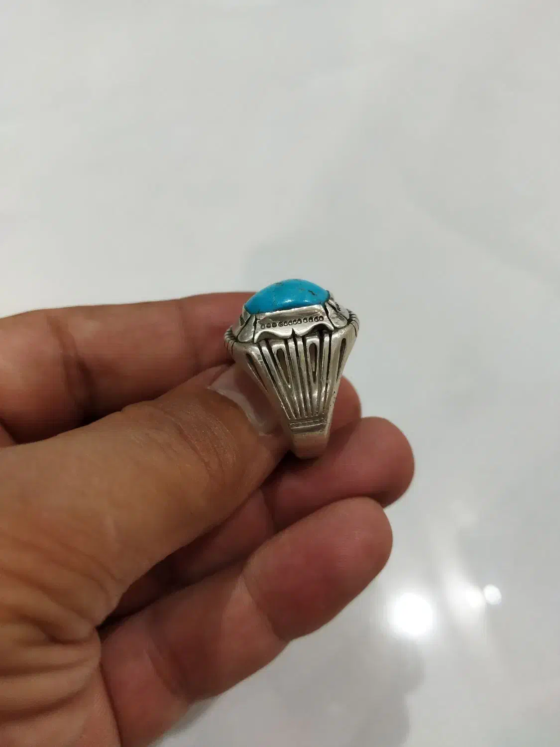 انگشتر فیروزه نیشابور مجید زنجان دومهر کهنه و زنده|جواهرات|پاکدشت, خاتون آباد|دیوار