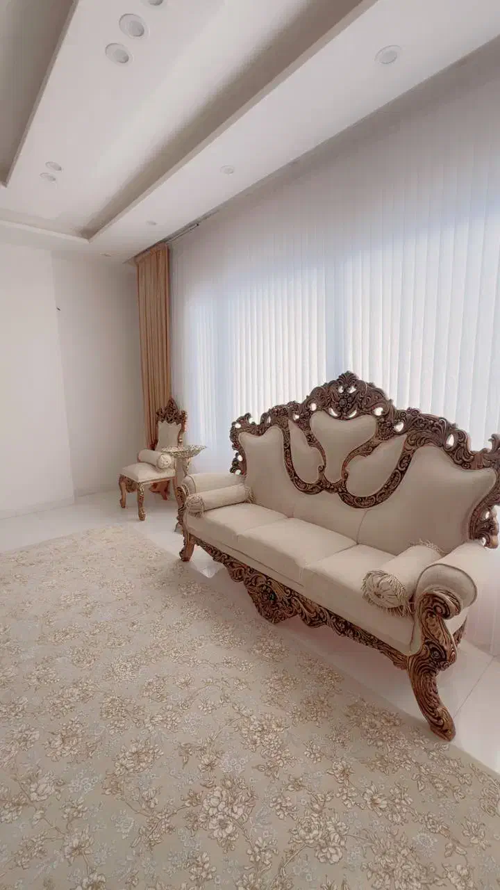 مبل سلطنتی 9نفره|مبلمان خانگی و میز عسلی|پاوه, |دیوار