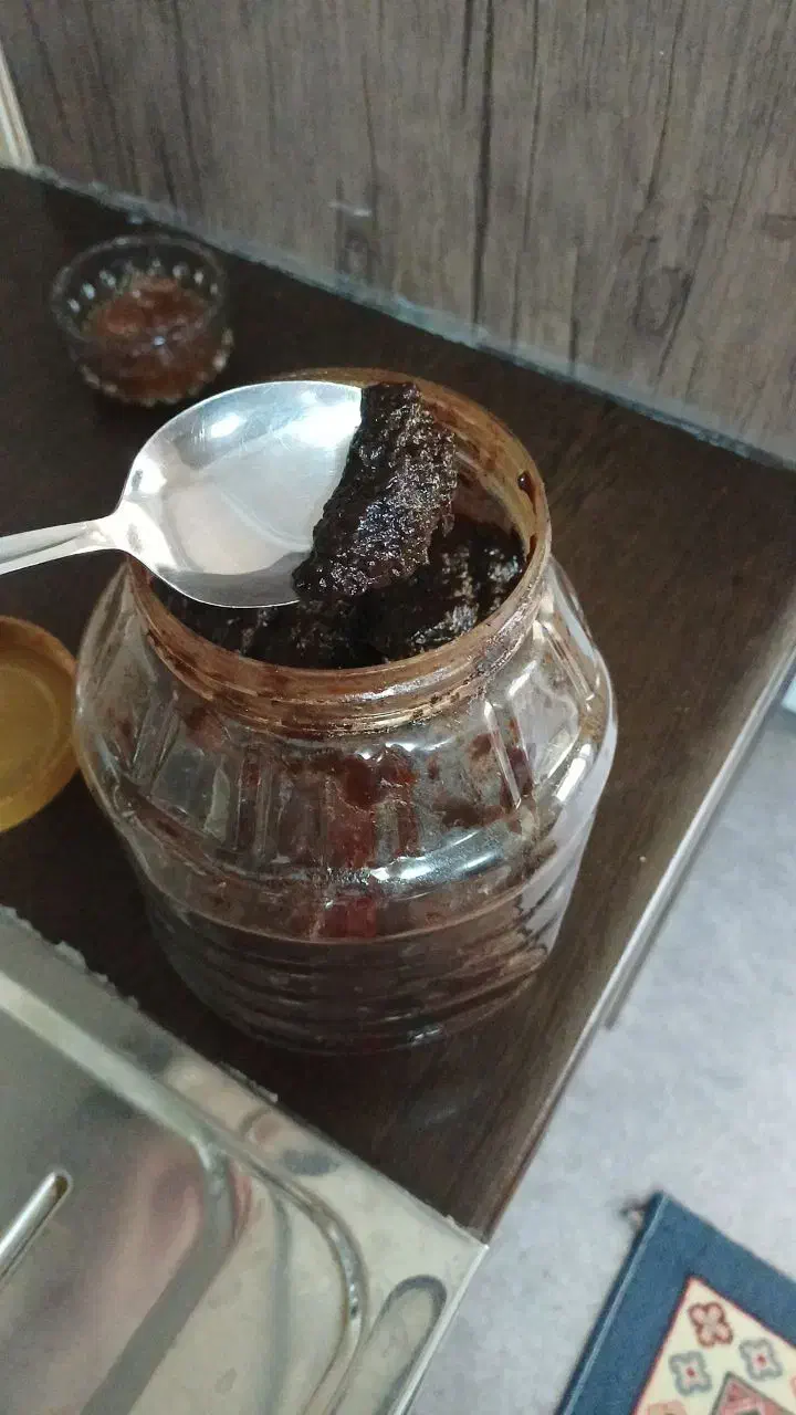 رب انارو الوچه|خوردنی و آشامیدنی|قم, باغ کرباسی|دیوار