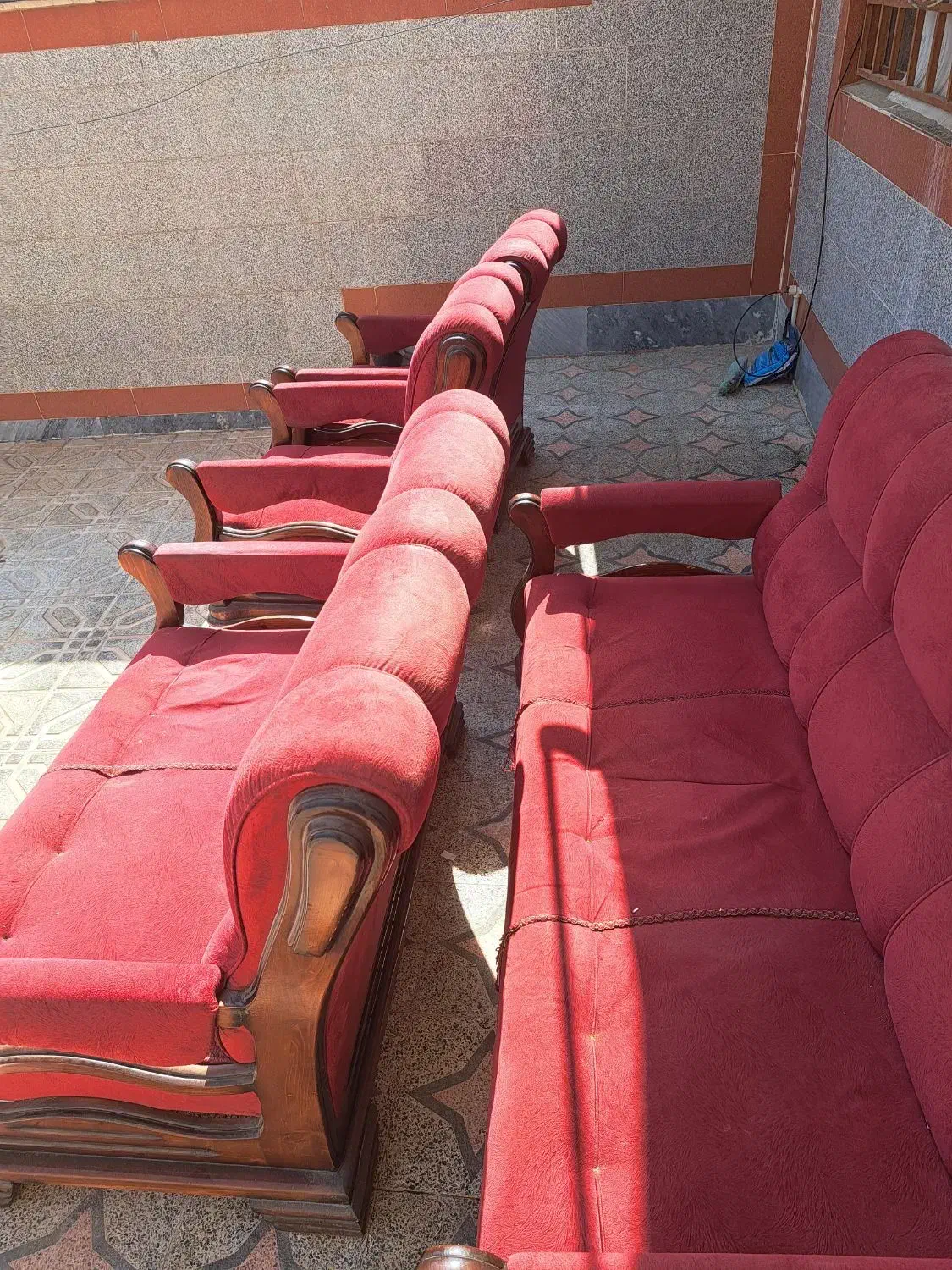 مبل راحتی ۷نفره|مبلمان خانگی و میز عسلی|گرمسار, |دیوار