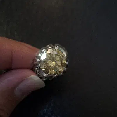 انگشتر موزانایت زرد|جواهرات|بیرجند, |دیوار