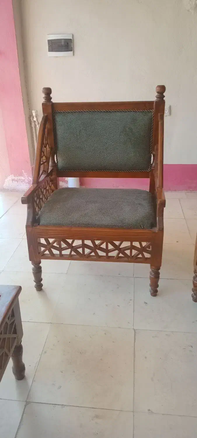 تخت سنتی گره چینی|مبلمان خانگی و میز عسلی|نیشابور, فضل|دیوار